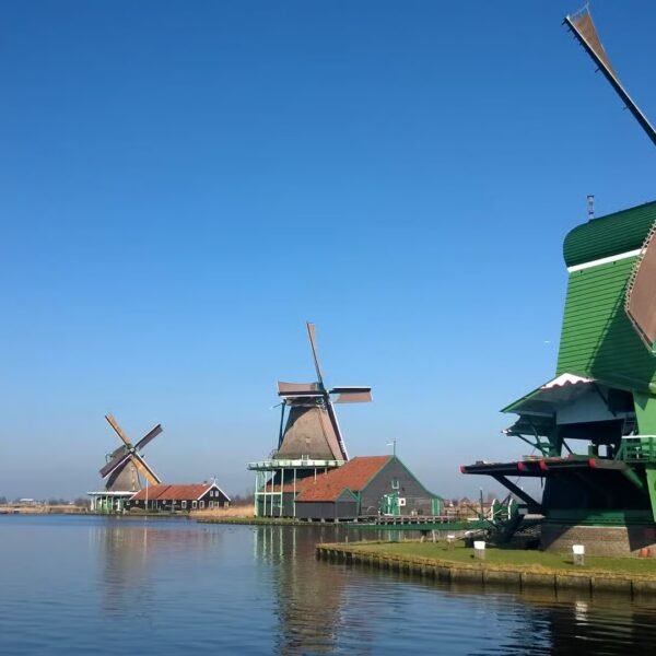 Zaanse Schans windmills Netherlands